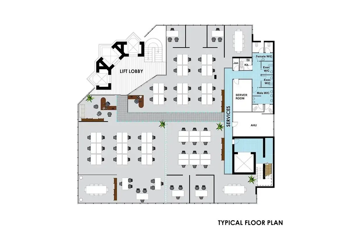 Churchgate Tower 2 floor plan 3
